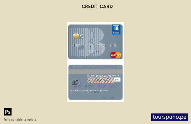 lista para imprimir plantilla de tarjeta mastercard de Georgia Basis Bank